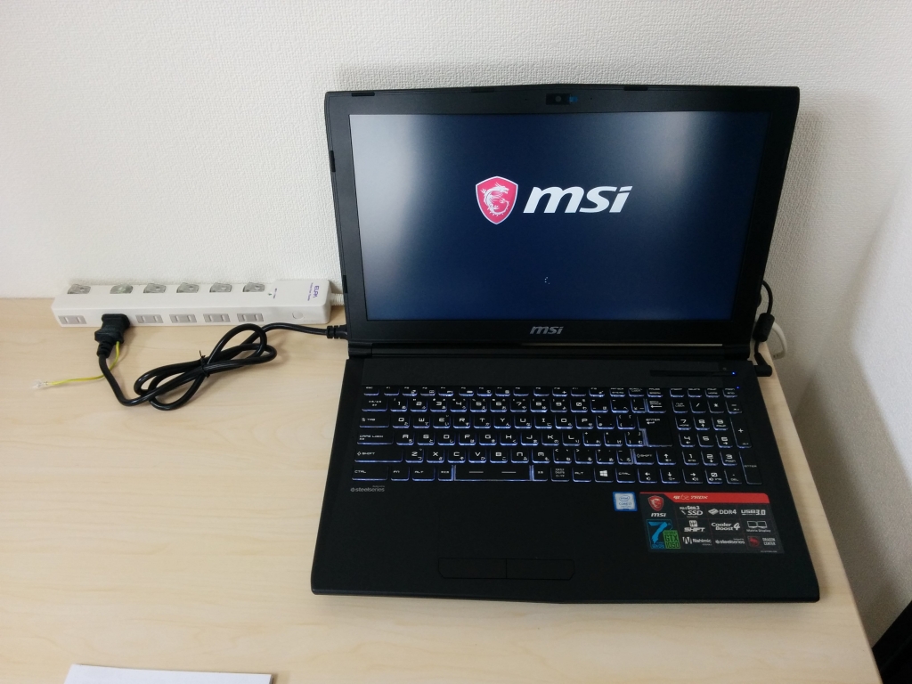 MSI ノートPC2